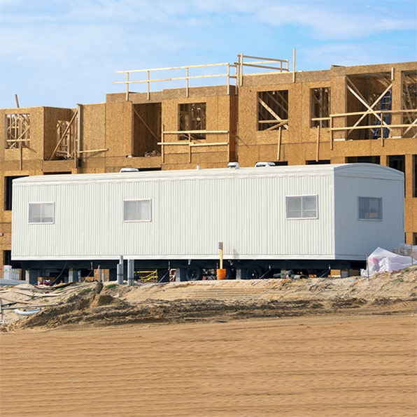 construction trailers offers a range of options including office trailers, storage trailers, and mobile restrooms